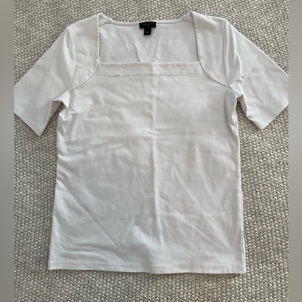 Ann Taylor Square Neck Top